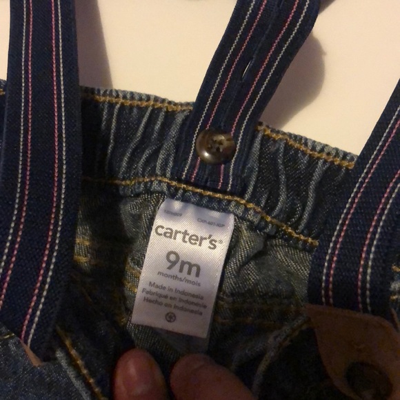 Carters Jeans with Suspenders - Picture 2 of 3